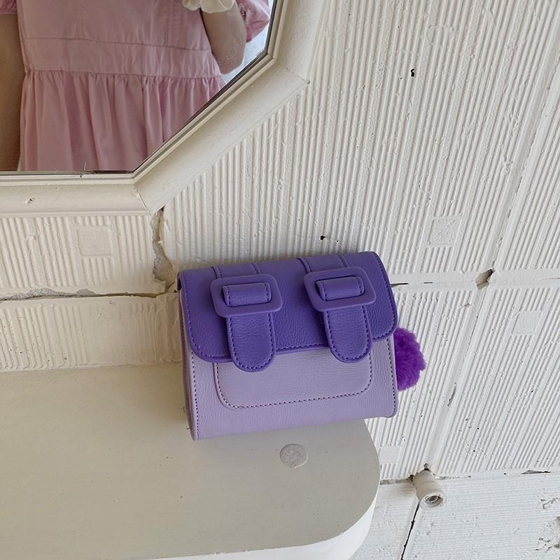 Túi Da Mini Phối Màu