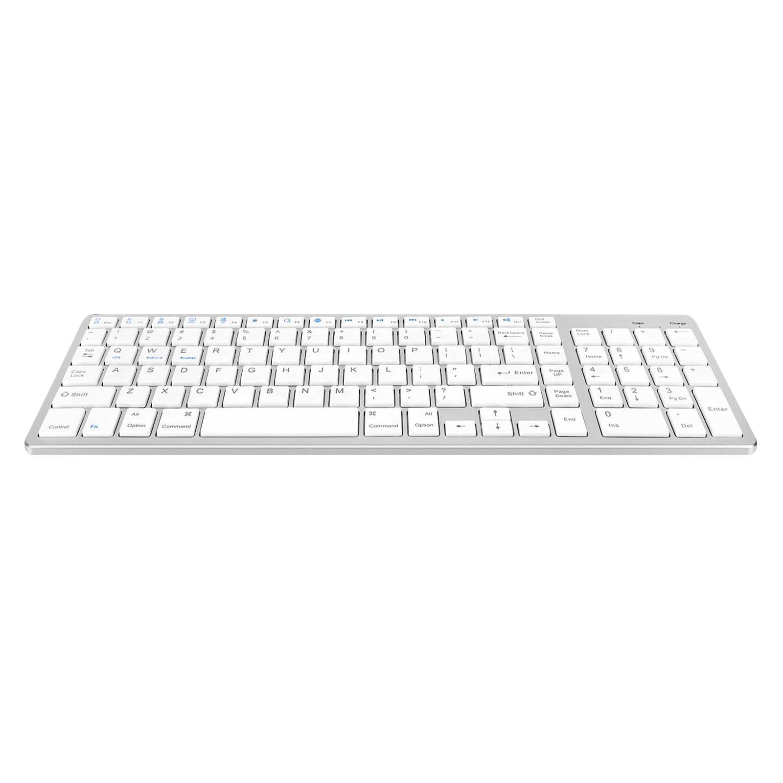 Bluetooth Wireless Keyboard for Windows iOS Android Laptops color