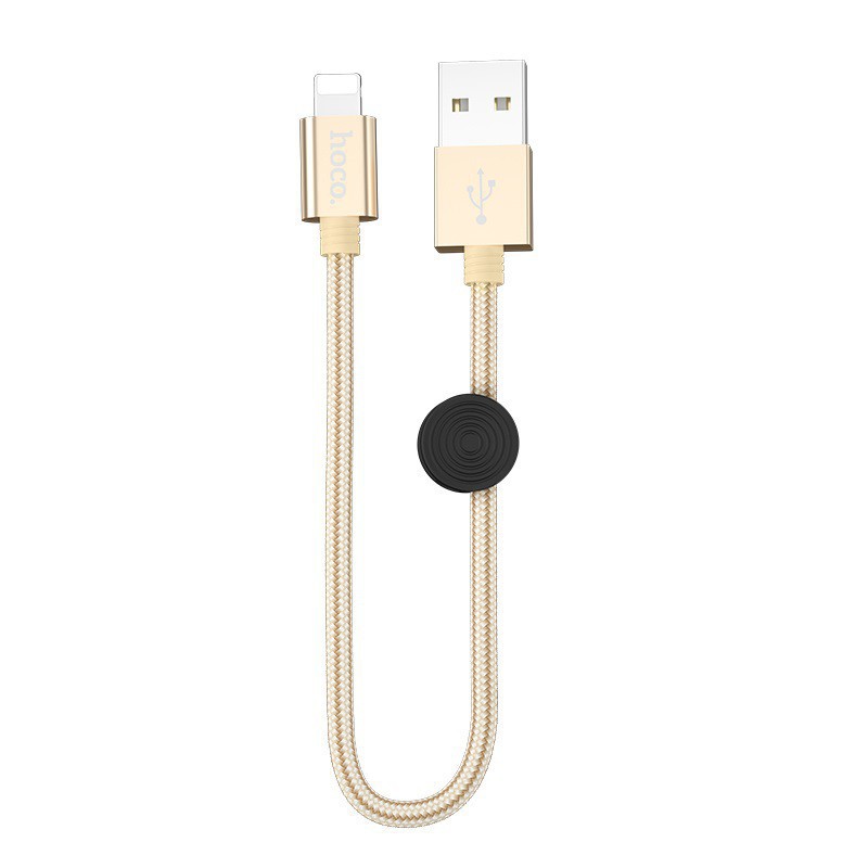 Cáp sạc nhanh 2.4A Hoco chuẩn Micro USB cáp bọc dù siêu bền, chống rối, chống gãy gập, dài 25cm dành cho Samsung, Xiaomi, Huawei, Vivo, Sony, X35 - Hàng chính hãng