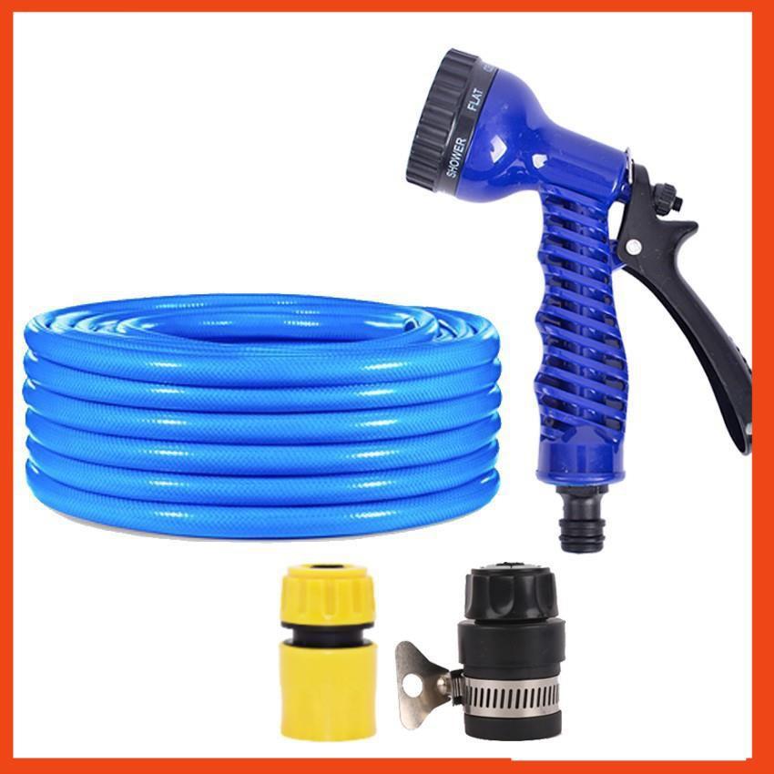 Bộ dây tăng áp 3 lần vòi xịt nước rửa xe, tưới cây loại 3-5m  206843
