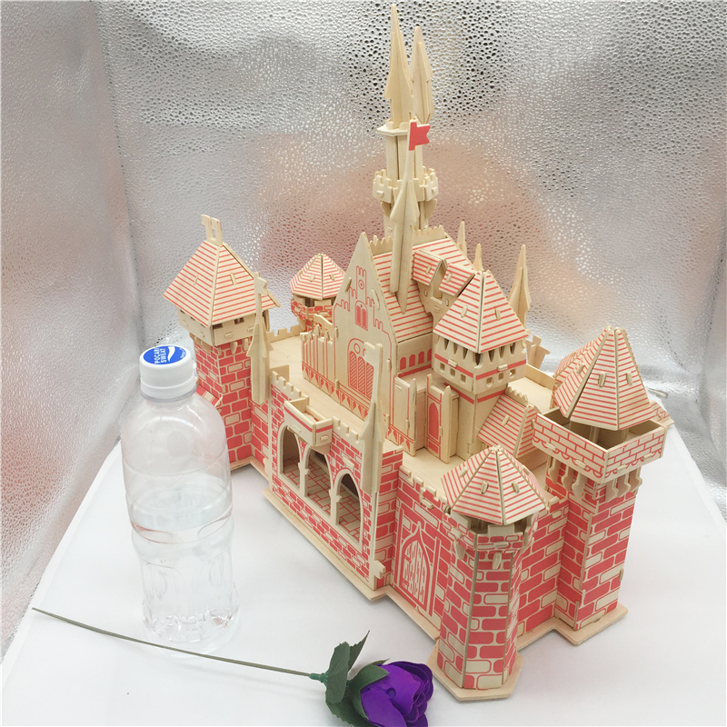 Đồ chơi lắp ráp gỗ 3D Mô hình Lâu đài Elf - Fantasy Elf Castle