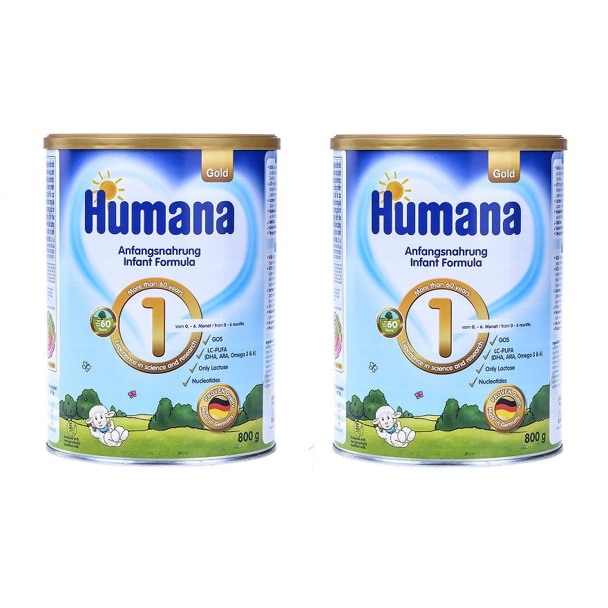 Combo 2 lon Sữa Humana 1 800g