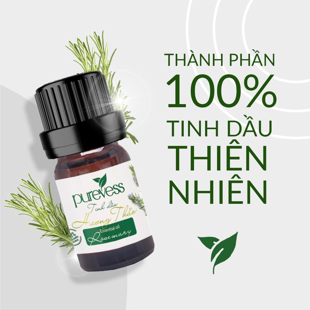 Tinh dầu Tràm Trà giúp kháng khuẩn tự nhiên giúp giảm mụn và ngăn ngừa mụn PUREVESS 10ml