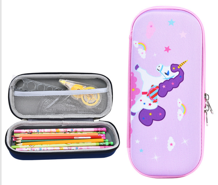 Hộp bút học sinh in hình sinh động cute - Siêu nhẹ - Chống thấm nước cho bé trai bé gái