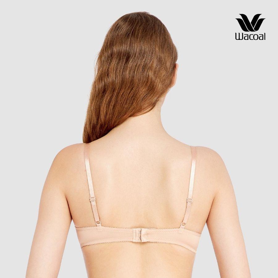 Áo lót Wacoal không gọng, nâng đẩy double up, mút đúc Bragenic VWB1443