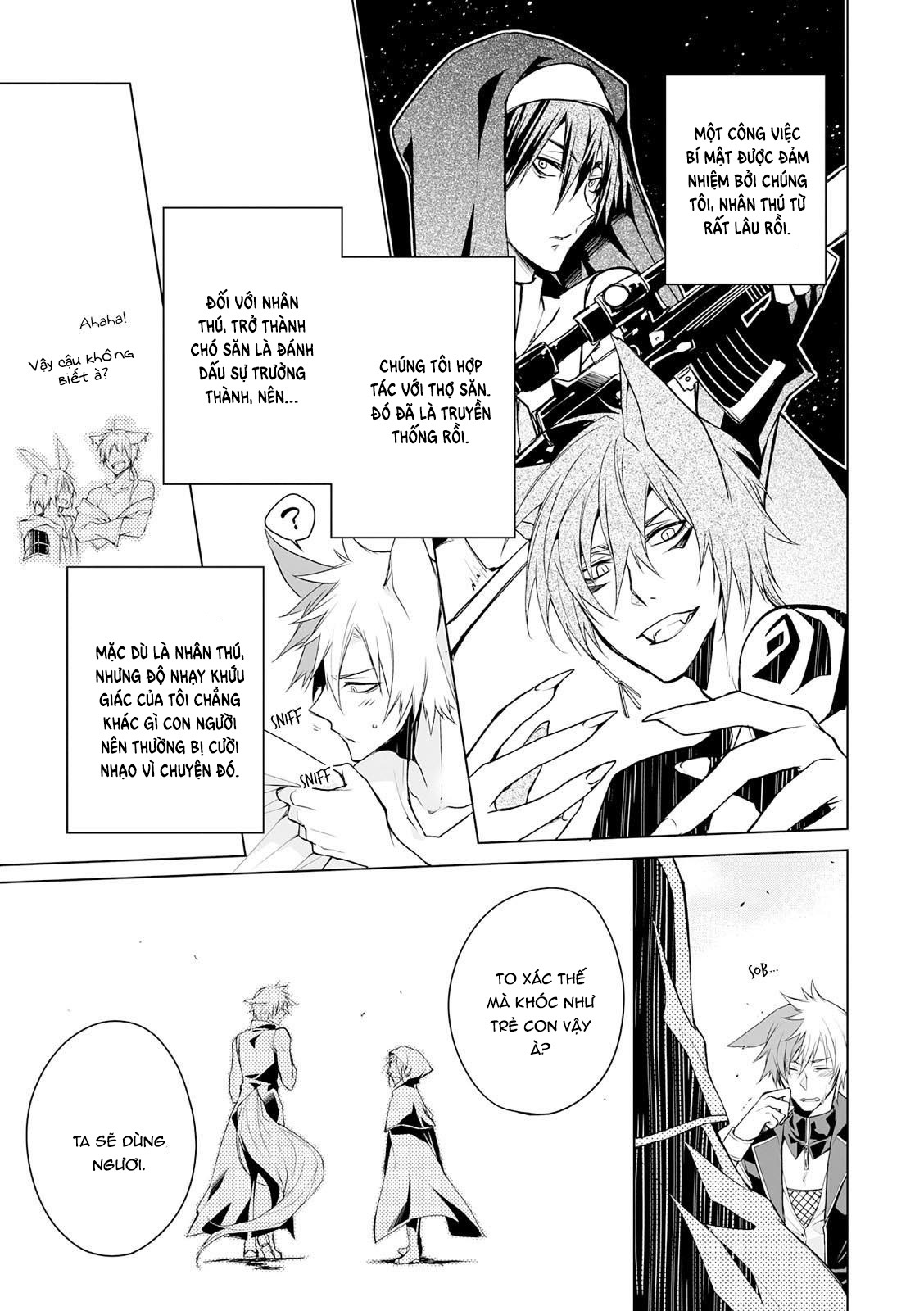 anh chàng người sói và tiểu thuyết gia lập dị chapter 6.1 9