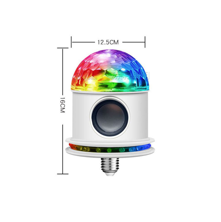 Đèn Quay Sân Khấu Magic Ball Light  Bluetooth Kèm Loa Cao Cấp Dạng Đui xoáy