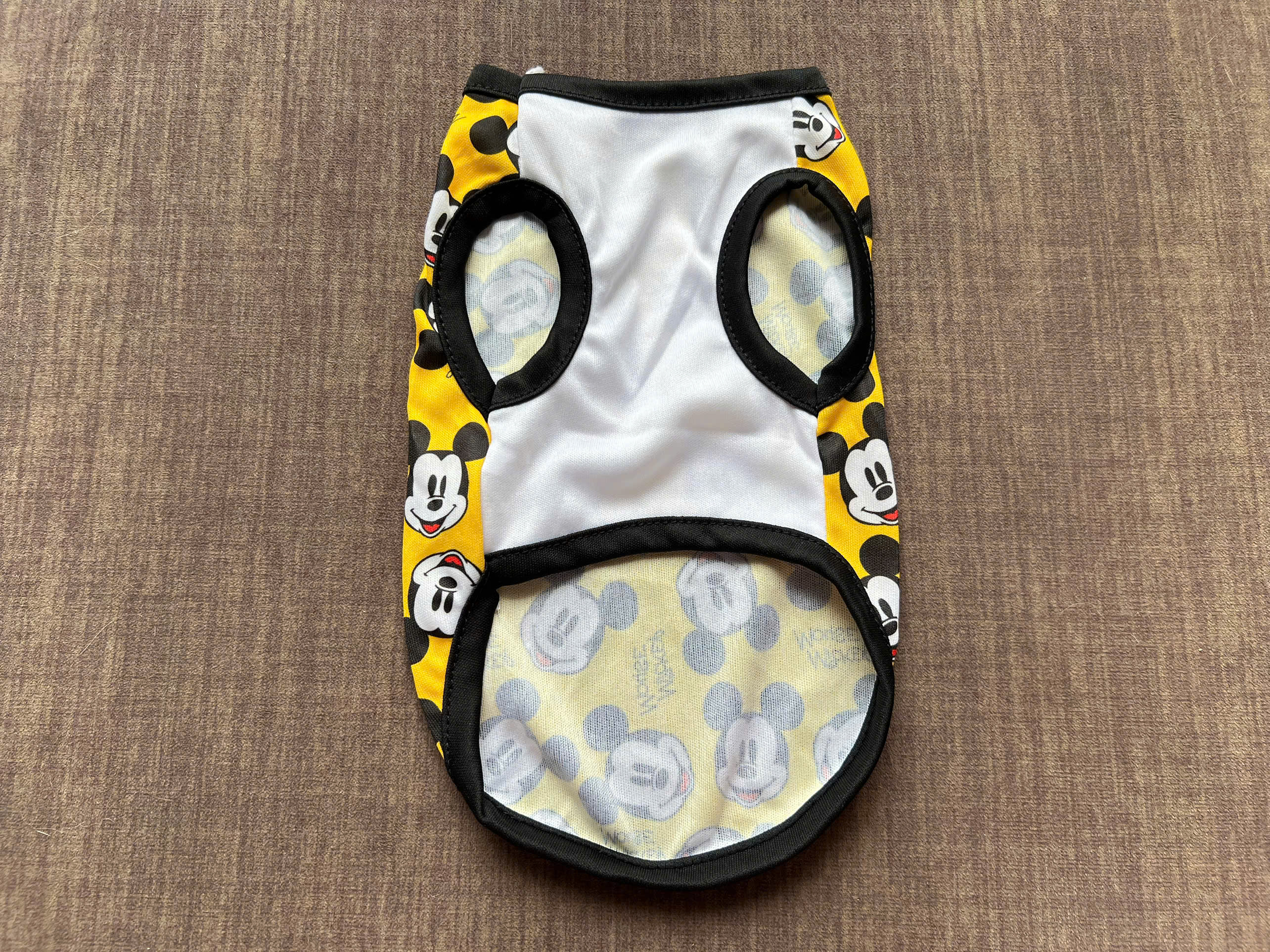ÁO THUN BA LỖ  THÔNG HƠI SIÊU CUTE MICKEY TỪ 1-5KG DÀNH CHO THÚ CƯNG CHÓ MÈO