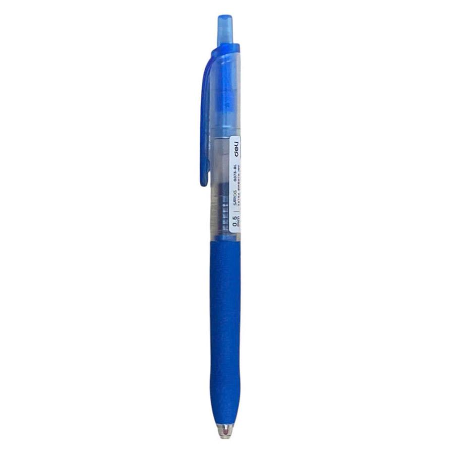 Bút Gel Siêu Trơn Deli 0.5mm EG075-BL Màu Xanh