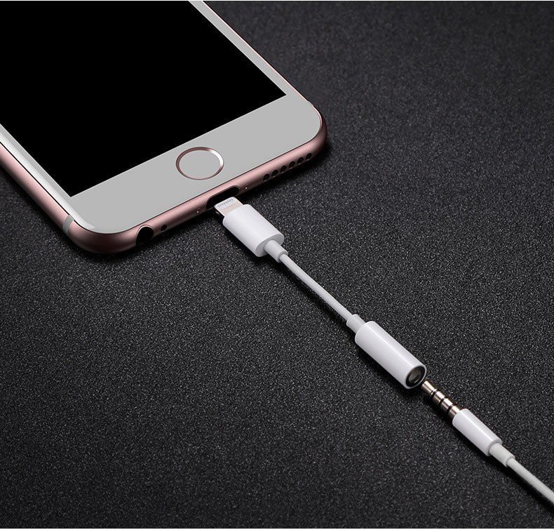 Cáp chuyển đổi tai nghe 3.5mm cho iphone có hỗ trợ đàm thoại