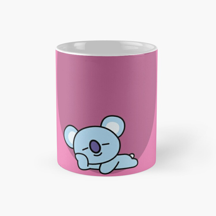 Cốc sứ in hình KOYA BT21 BTS có quai cầm