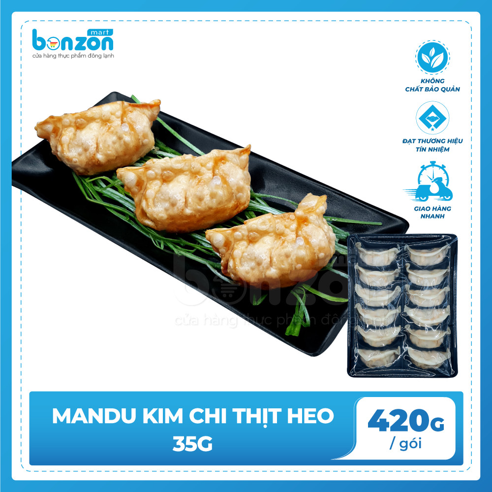 Mandu kim chi thịt heo 420gr