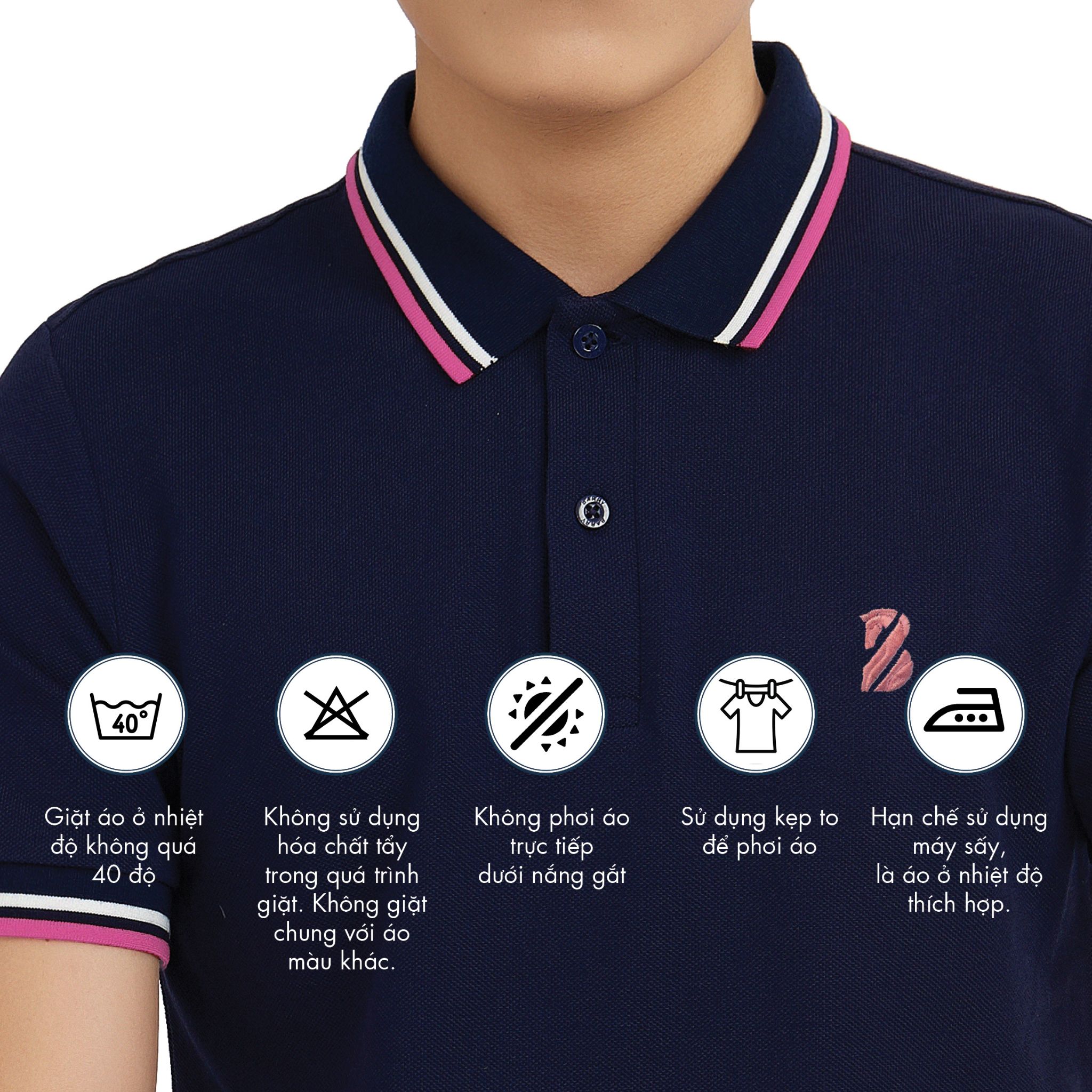 Áo Polo Nữ Vải Cotton Cá Sấu Gai Cao Cấp BARRY SS22 - PG125