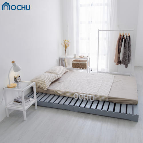 Giường Ngủ Pallet Gỗ Thông OCHU - Pallet Bed - Grey