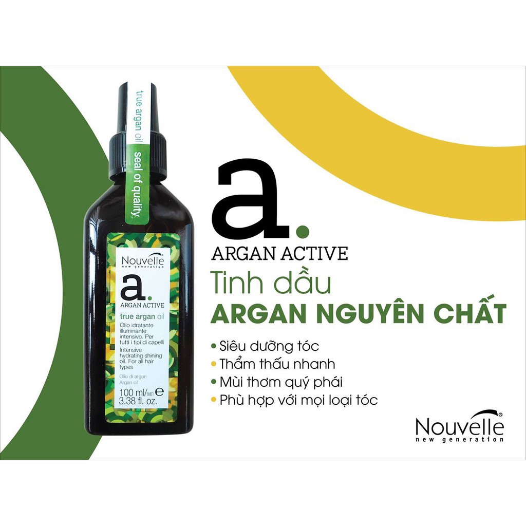 Tinh Dầu Dưỡng Tóc True Argan Oil Active Nouvelle 100ml