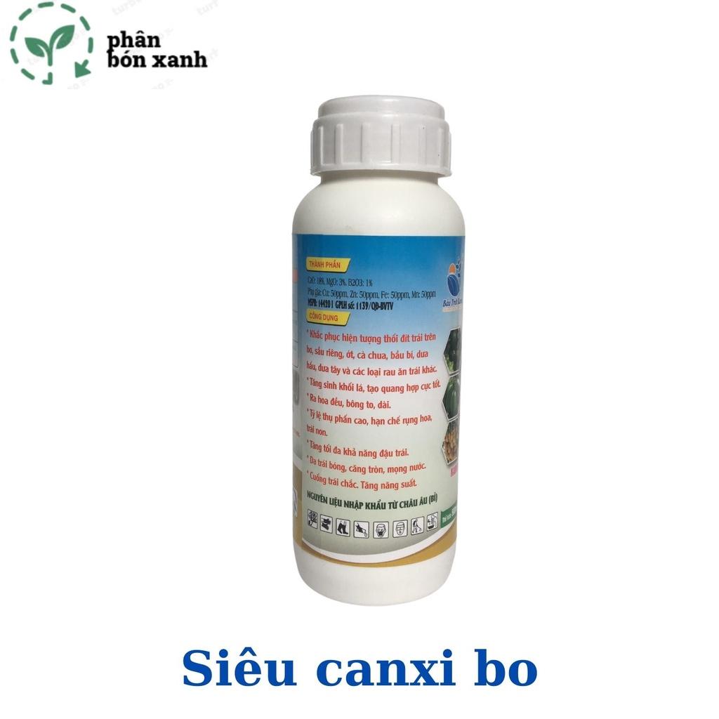 CANXI BO phân bón chống nứt, chống thối, rụng hoa và trái non, dai cuống cứng vỏ