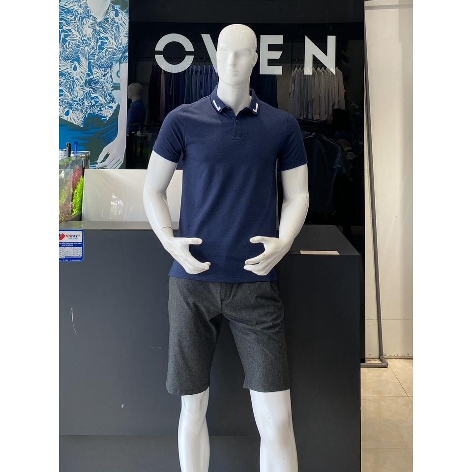 OWEN - Áo polo nam Owen chất cotton màu xanh navy 231362 - Áo thun ngắn tay có cổ nam