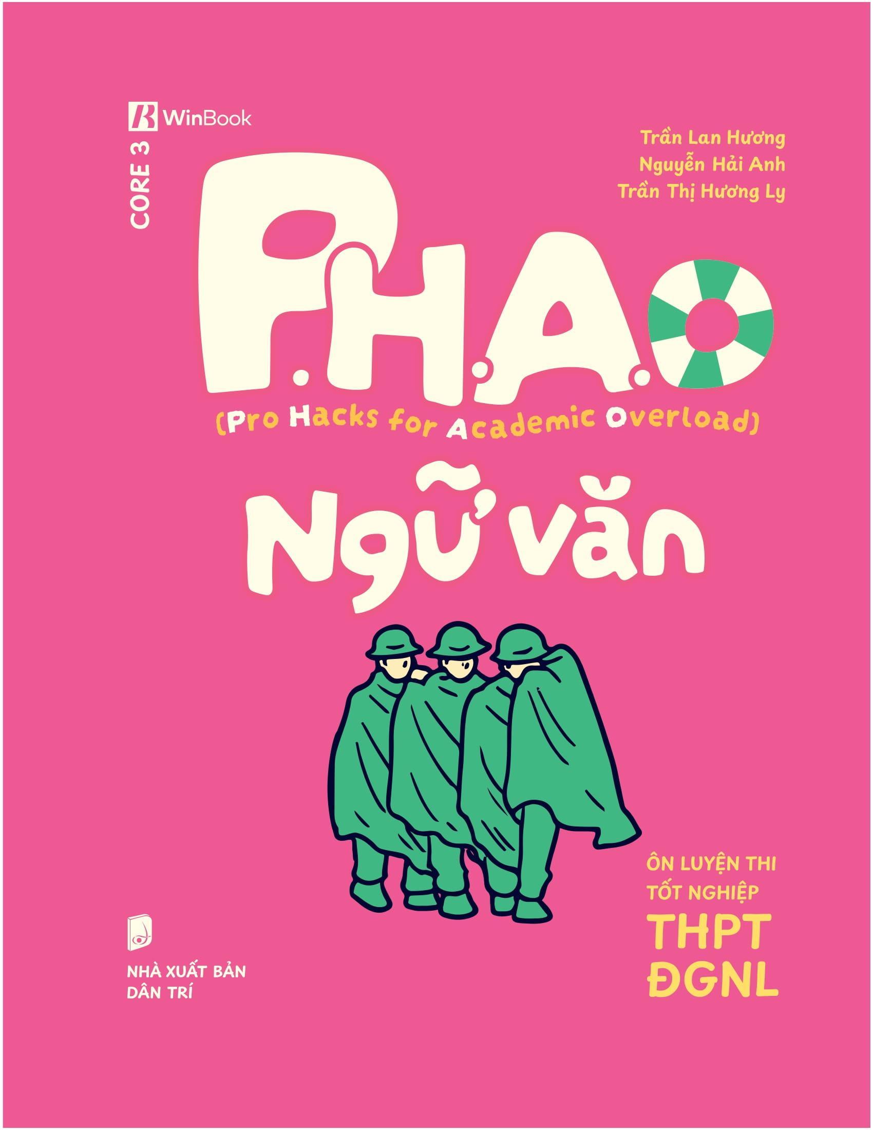 Sách - Sách P.H.A.O - Pro Hacks For Academic Overload - Ôn Luyện Thi Tốt Nghiệp THPT-ĐGNL - Toán/Văn/Sử/Địa/Lý/Hóa/Sinh