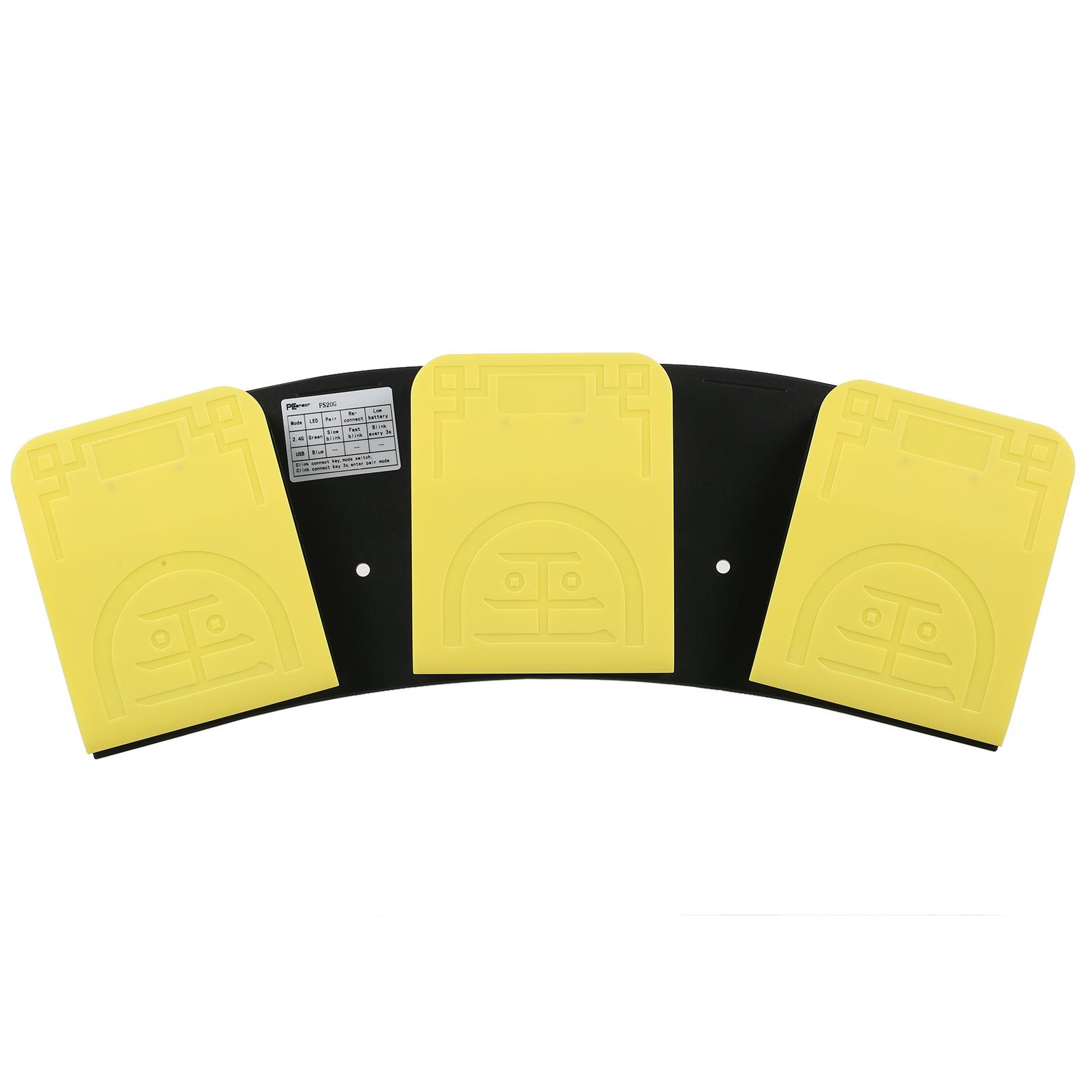 FS20G Triple Foot Switch Multifunctional Customized Foot Pedal USB+2.4G Dual-mode Connection Mechanical Switch Wide Application