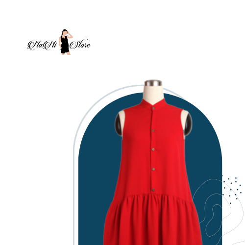 Đầm sơ mi cổ trụ chân bèo NN150310