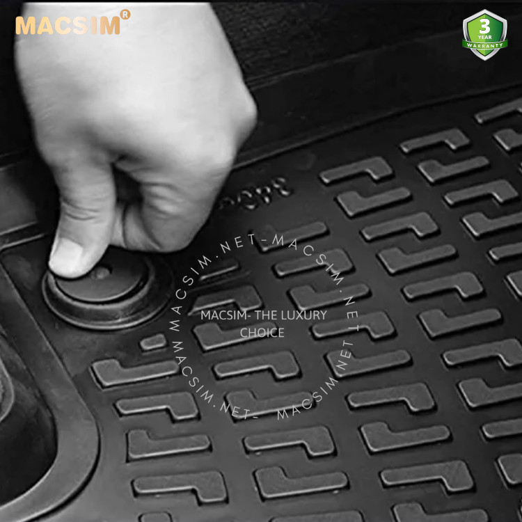 Thảm lót sàn ô tô nhựa TPU silicon Mitsubishi Outlander Sport 2013-2019 Nhãn hiệu Macsim