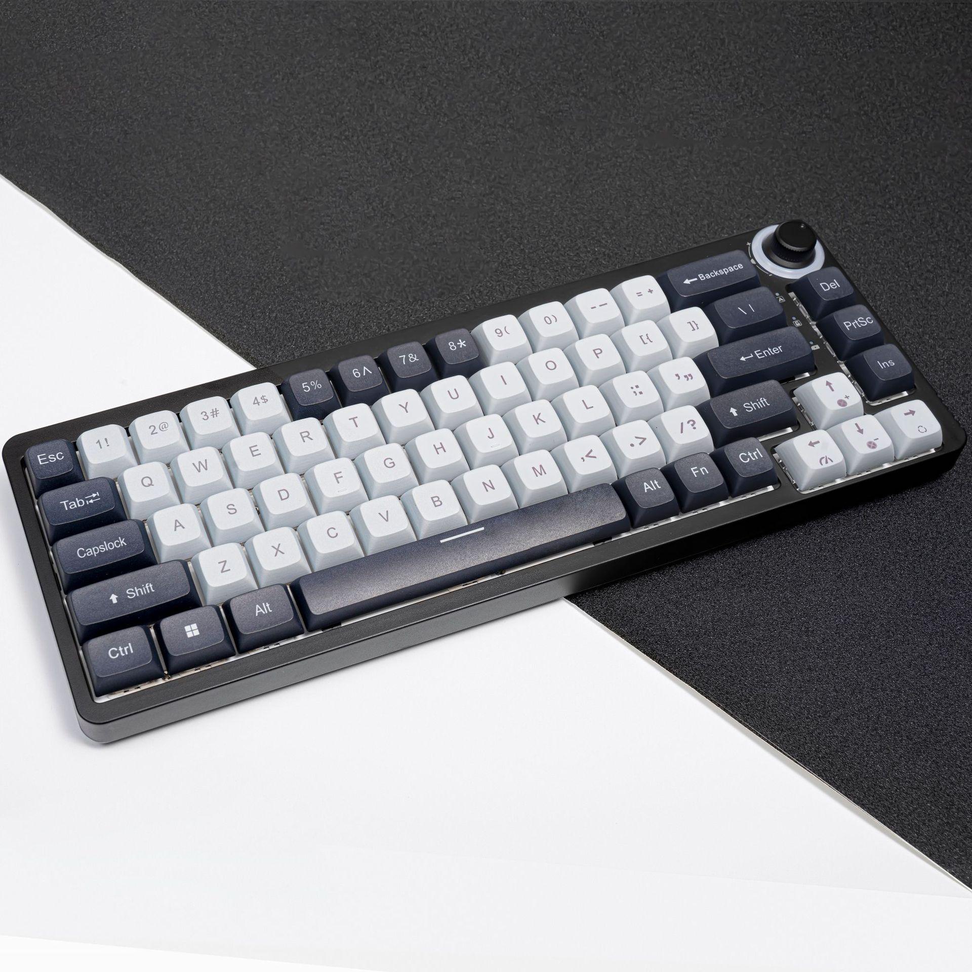 Bàn phím cơ trò chơi 680 phong cách mới nhất máy tính có thể tráo đổi nóng RGB tùy chỉnh trục ba chế độ 2.4G thương mại điện tử bluetooth không dây