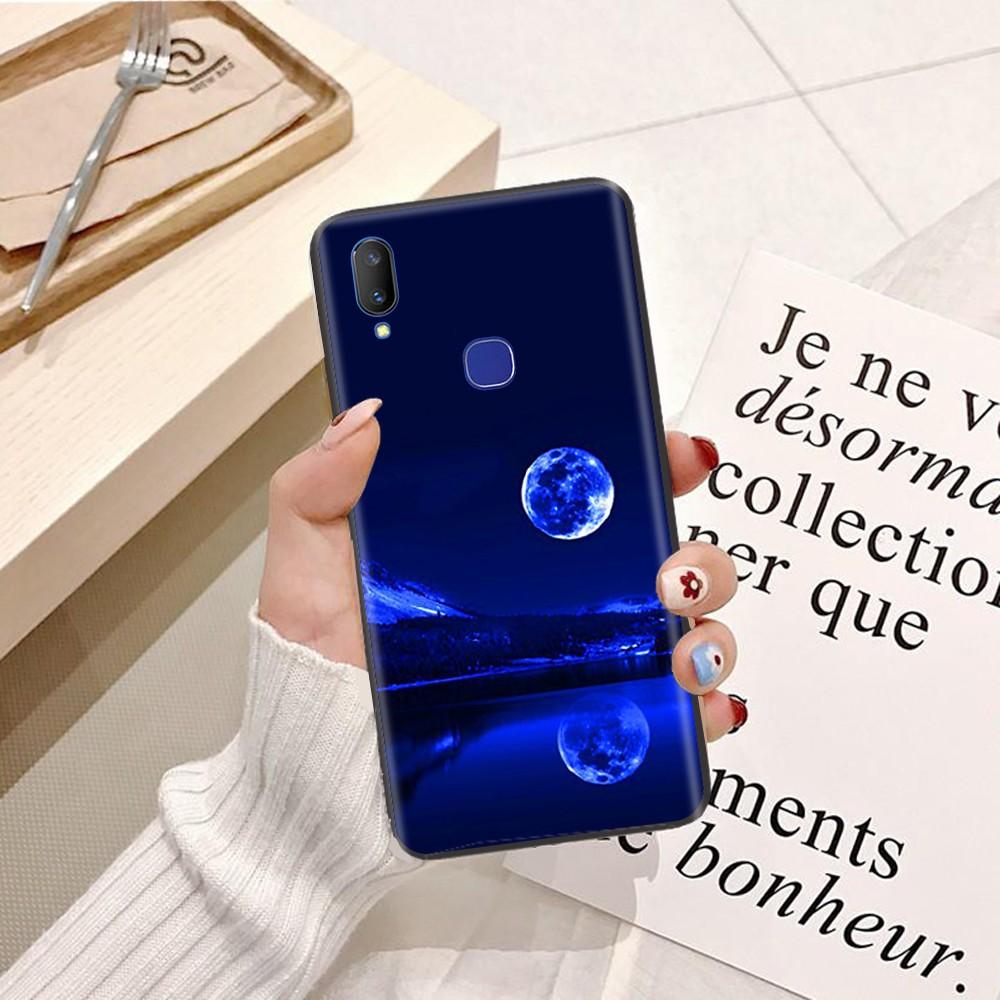 Ốp lưng dành cho ViVo Y17 Viền dẻo TPU hình Trăng Xanh