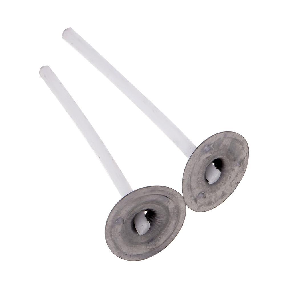 Prettyia 400x Aluminum Tealight Cup Case Candle Wax Box 3cm Candle Wicks