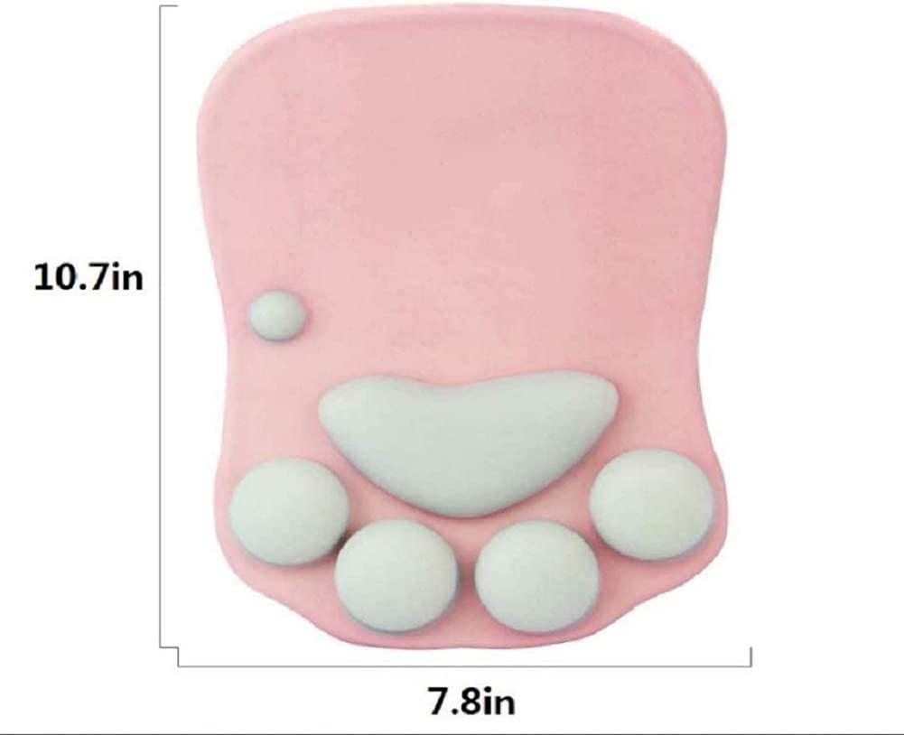 Miếng đệm chuột với miếng đệm cổ tay mềm Silicone Brace, Miếng đệm chuột chống trượt cho trang trí bàn chơi game máy tính văn phòng