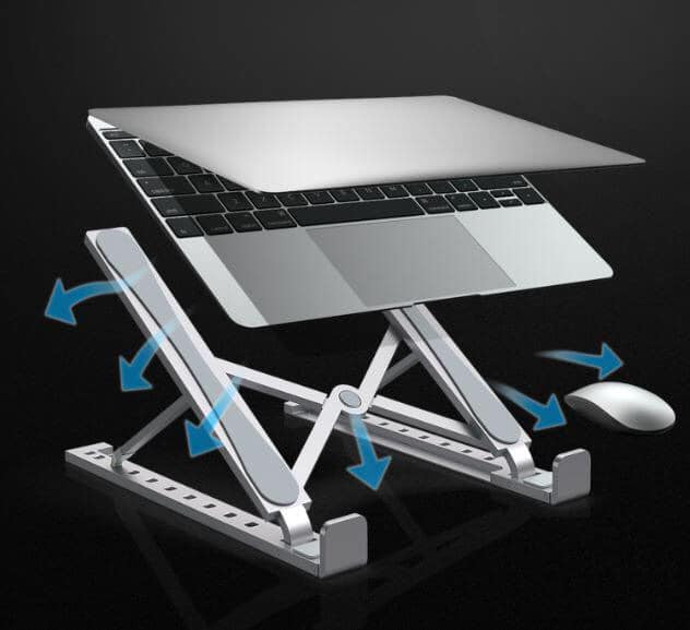 Giá Đỡ Laptop 16inch 2 Thanh Chữ X (Nhôm Đúc) P3-1 - hàng chính hãng