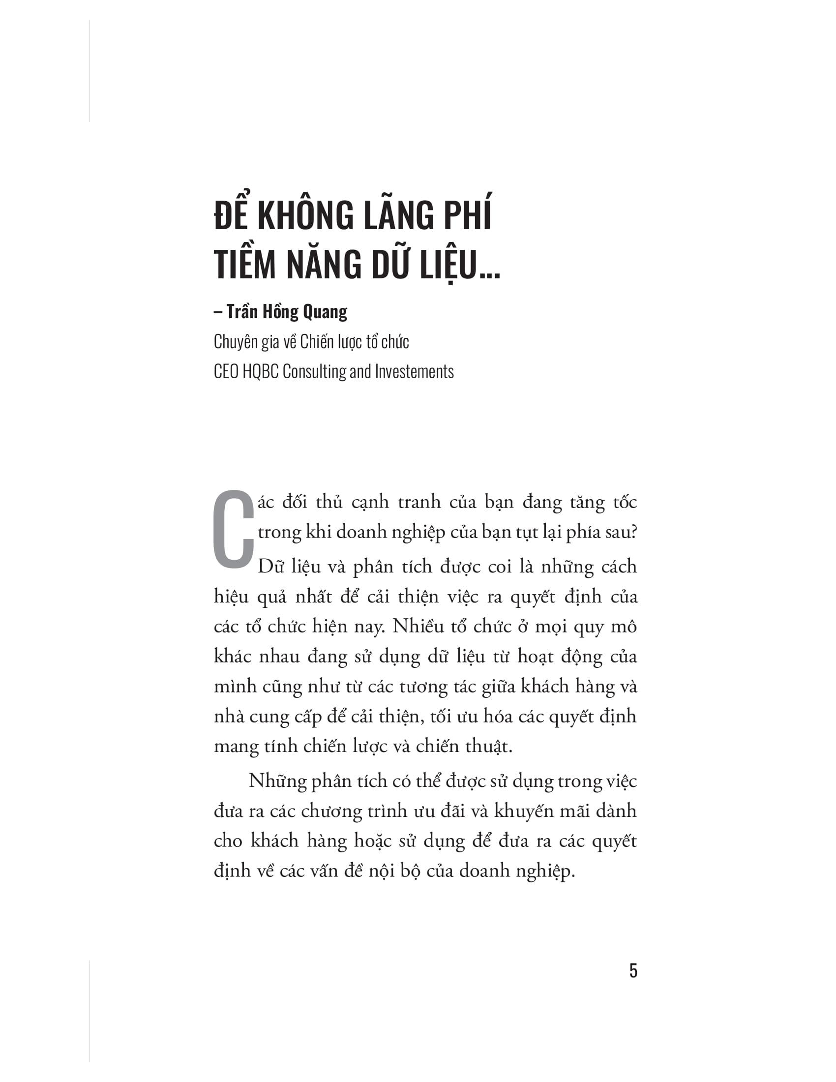 Ra Quyết Định Dựa Trên Phân Tích Dữ Liệu