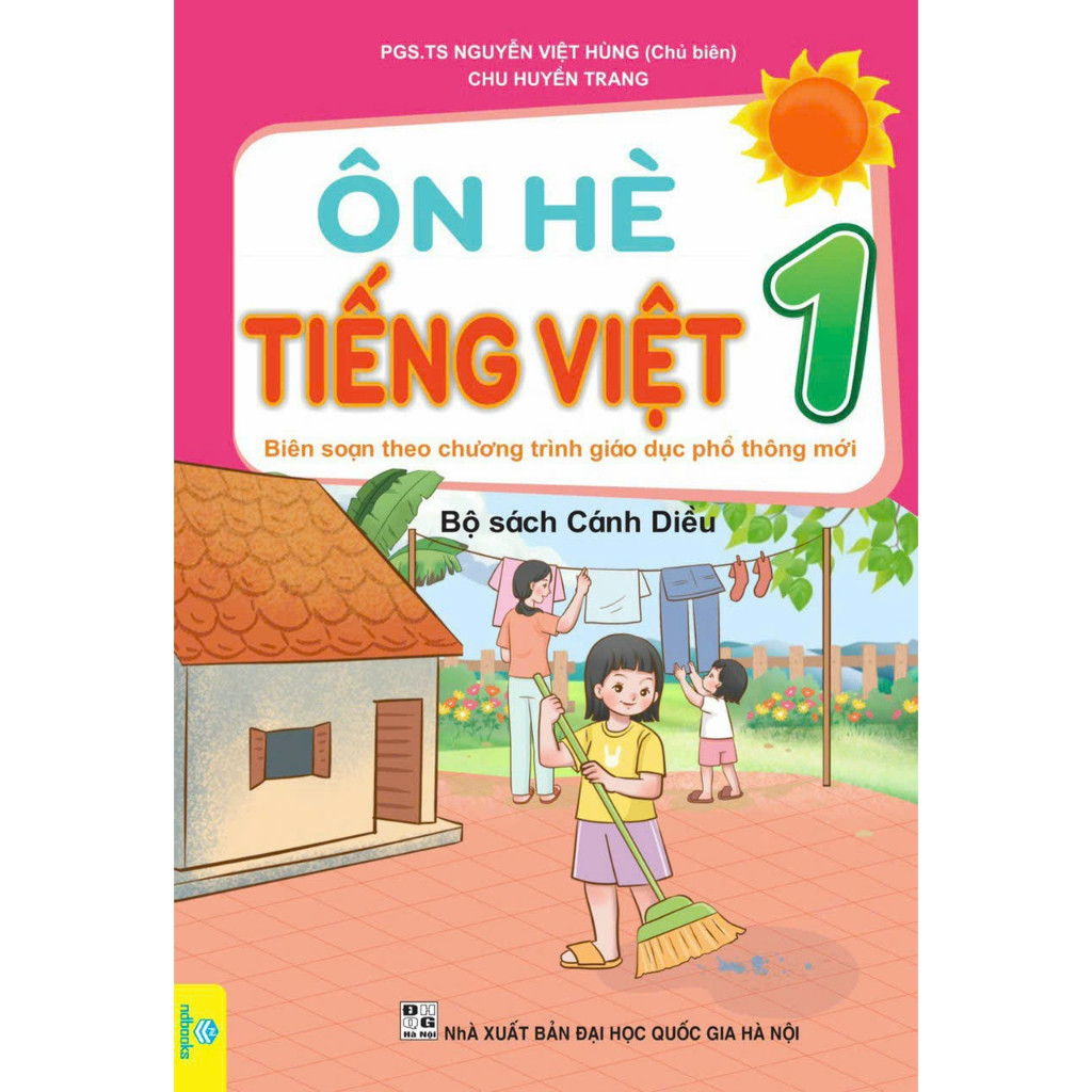 Sách - Ôn Hè Toán và Tiếng Việt Lớp 1 Cánh Diều  - ndbooks