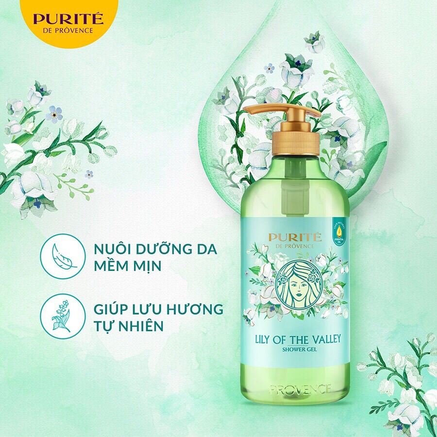 Sữa Tắm Purité De Prôvence Hương Hoa Linh Lan 850ml