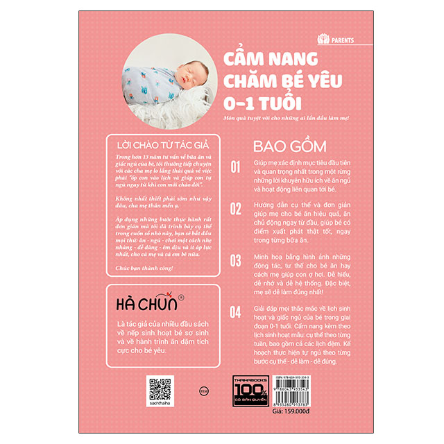 Cẩm nang chăm sóc bé yêu (BỮA ĂN VÀ GIẤC NGỦ: 0-1 TUỔI)