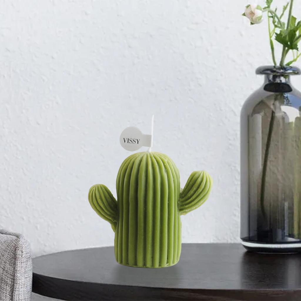Cactus Candle Scented Candles  Olive