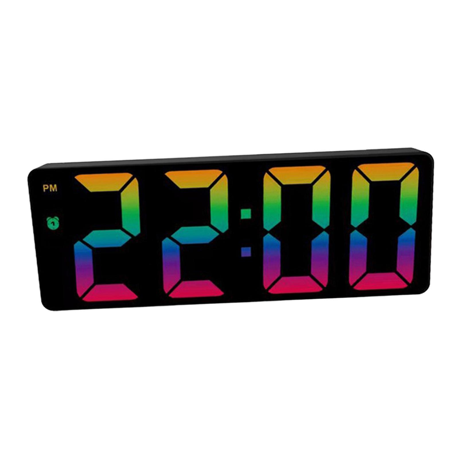 Colorful Large Number Bedside Seniors Dimmer Battery StyleA