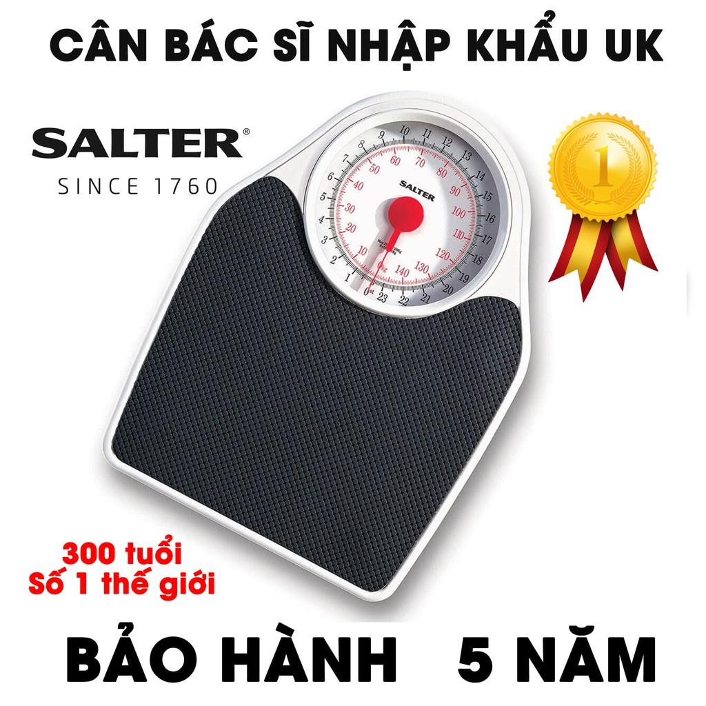 Cân sức khỏe cơ học điện tử mini Salter 145BKDR cân tối đa 150kg - Nhập khẩu UK