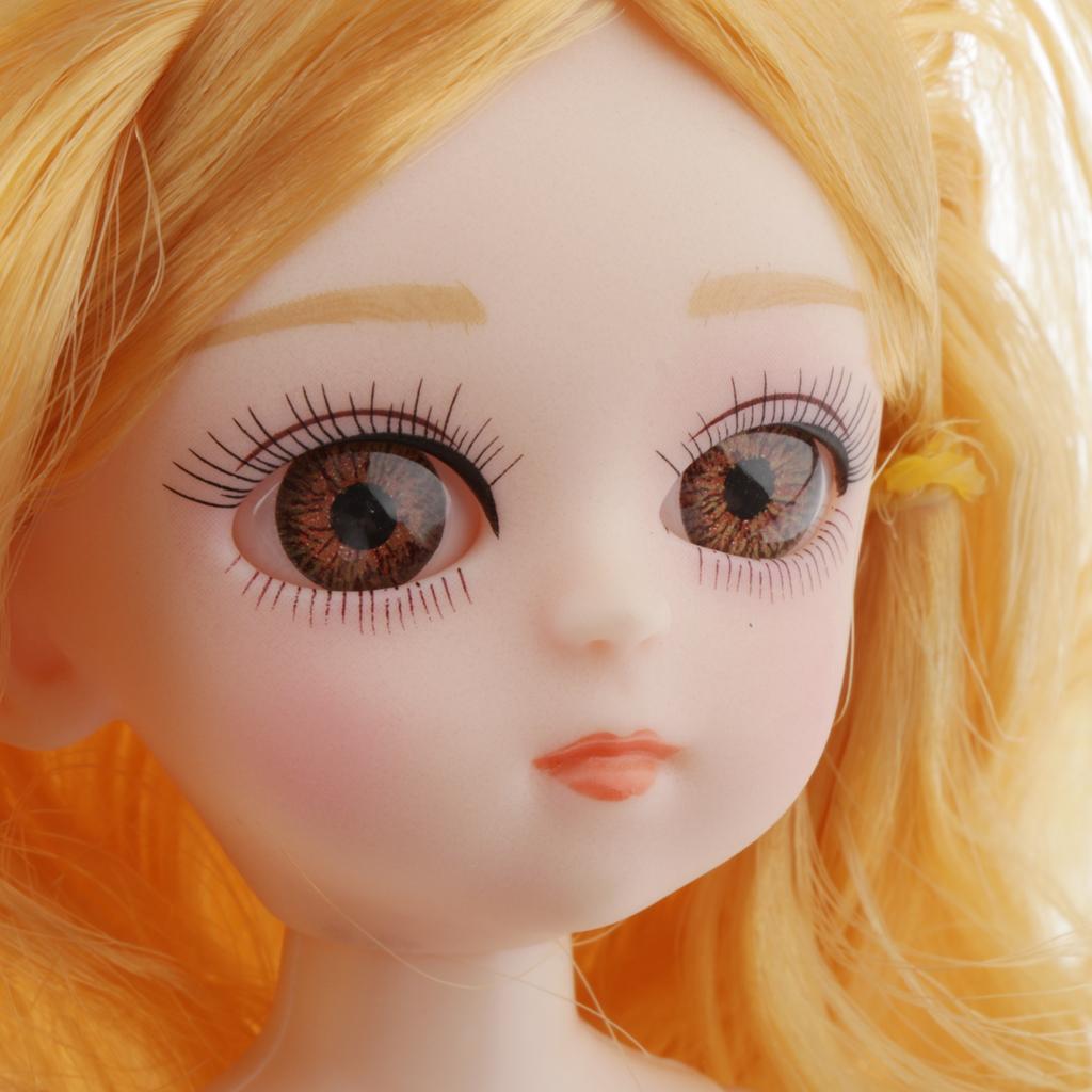 Movable  13 Joints Doll  Body Painting  DIY with Blond