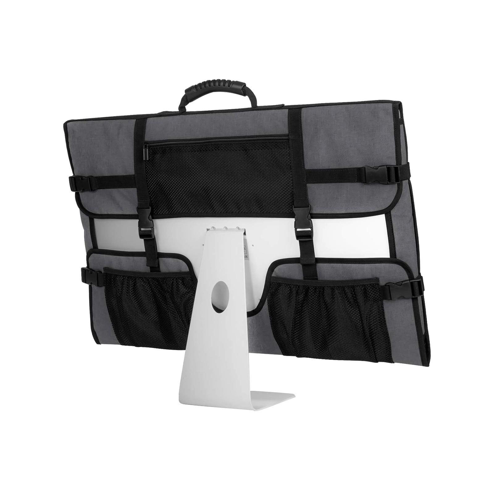 27" Monitor Carrying Case for Desktop Computer Screen and Accessories