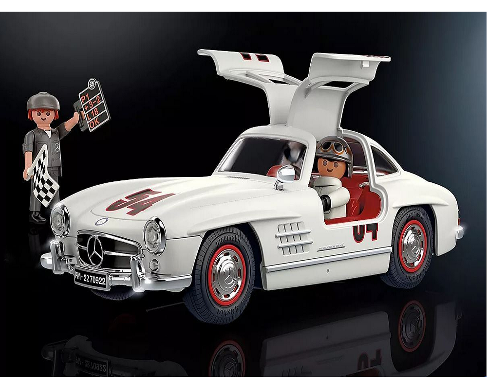 Đồ chơi mô hình Playmobil Xe thể thao Mercedes-Benz 300 SL 1:17 kèm nhân vật 46 pcs