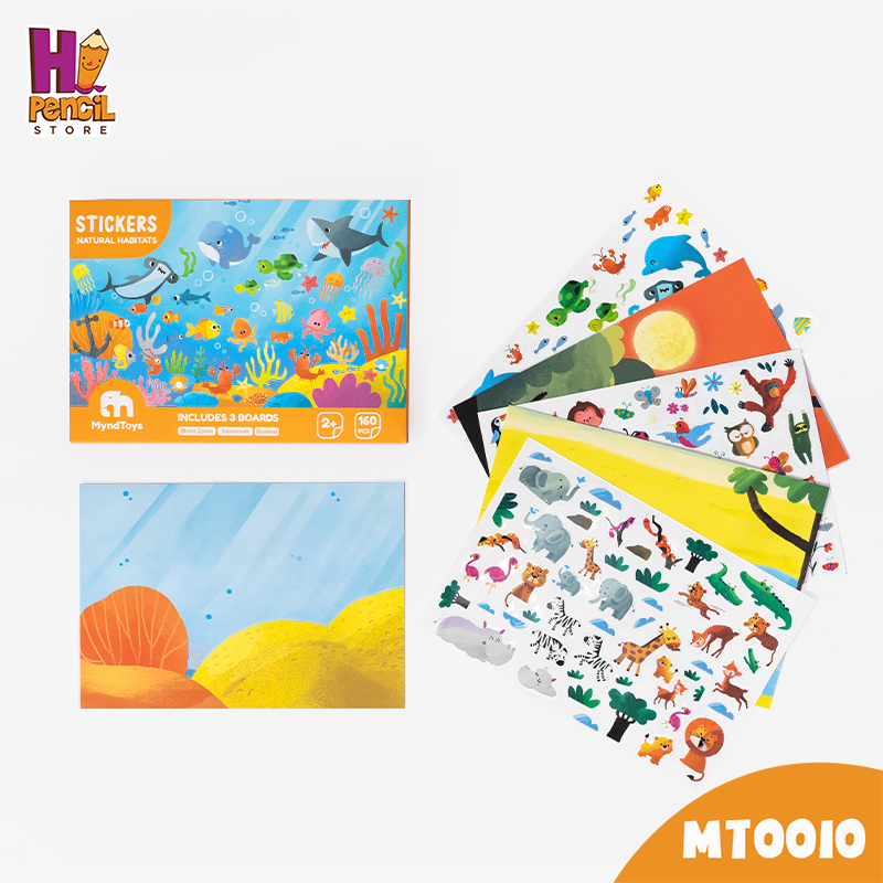 Sticker Dán MyndToys Chủ Đề Động Vật Natural Habitats