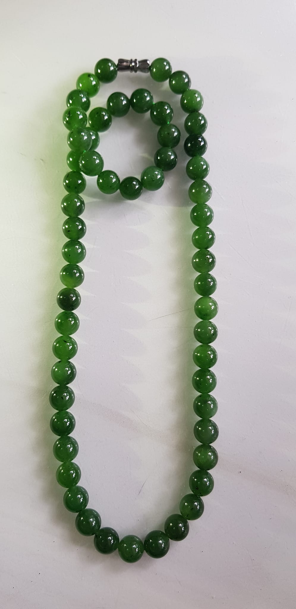 Vòng chuỗi đeo cổ Nữ mới đẹp Đá ngọc jade hay ngọc phật xanh tự nhiên  Size 8mm màu xanh ngọc bích bóng sang đẹp hợp mệnh thủy mộc hỏa Quà tặng ý nghĩa cho Mẹ, mình và người thân ý nghĩa ạ