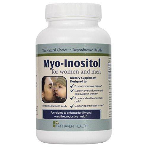 Myo-Inositol for Fertility: 120 Capsules, 2000mg Daily Dose