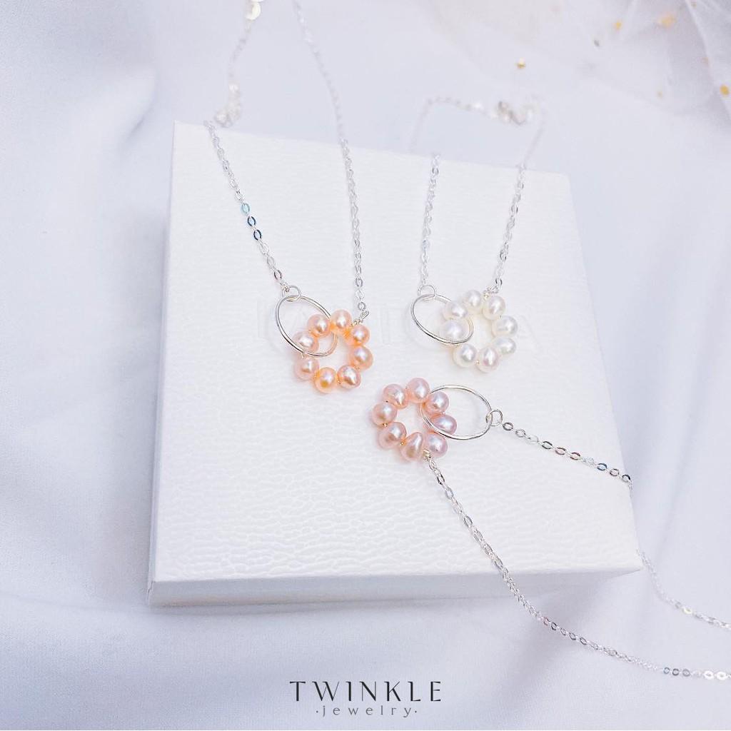 Set nhẫn, dây chuyền bạc nữ - Phụ kiện trang sức Twinkle Jewelry SET0006