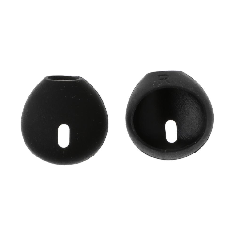 3 Pair/lot Sports Silicone Earbuds Earcap Cover Earphone Sleeve Gray+Black