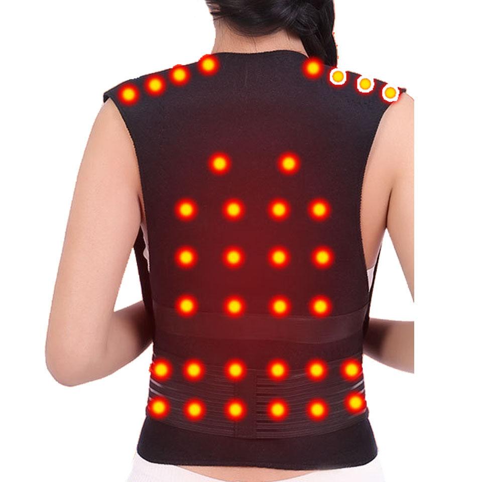 GobyGo Orthoped Tourmaline Tự Làm Nóng Hỗ Trợ Nam Nữ Với Cột Sống Lưng VAI EO Tư Thế Corrector Dây Để Giảm Đau