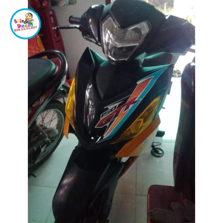 Tem rời winner dán xe vàng