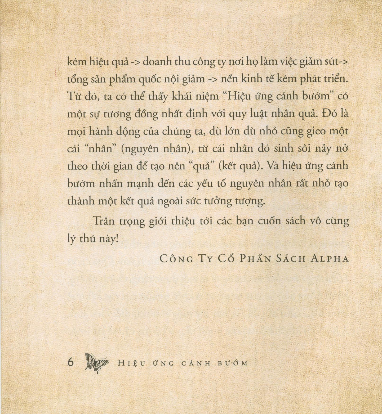 Sách Hiệu Ứng Cánh Bướm (Tái Bản 2020)