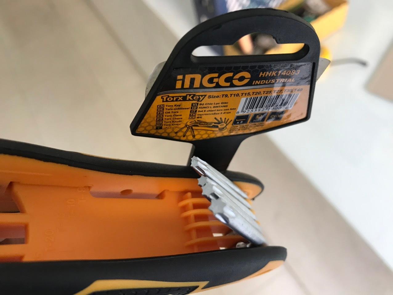 BỘ LỤC GIÁC SAO 8 MÓN HHK14083 INGCO - HÀNG CHÍNH HÃNG