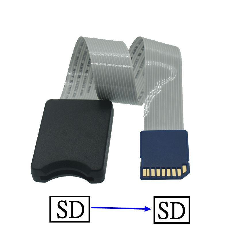 Thẻ SD nữ đến TF Micro SD nam SD đến SD/TF đến TF mở rộng thẻ linh hoạt Bộ chuyển đổi cáp mở rộng Bộ chuyển đổi Drop Ship 10cm-60cm